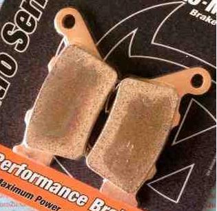 100668 - Rear Brake Pads - Sintered Hard Nitro Moto Master - 59013090000 or 14008401 All Models 1995-2008